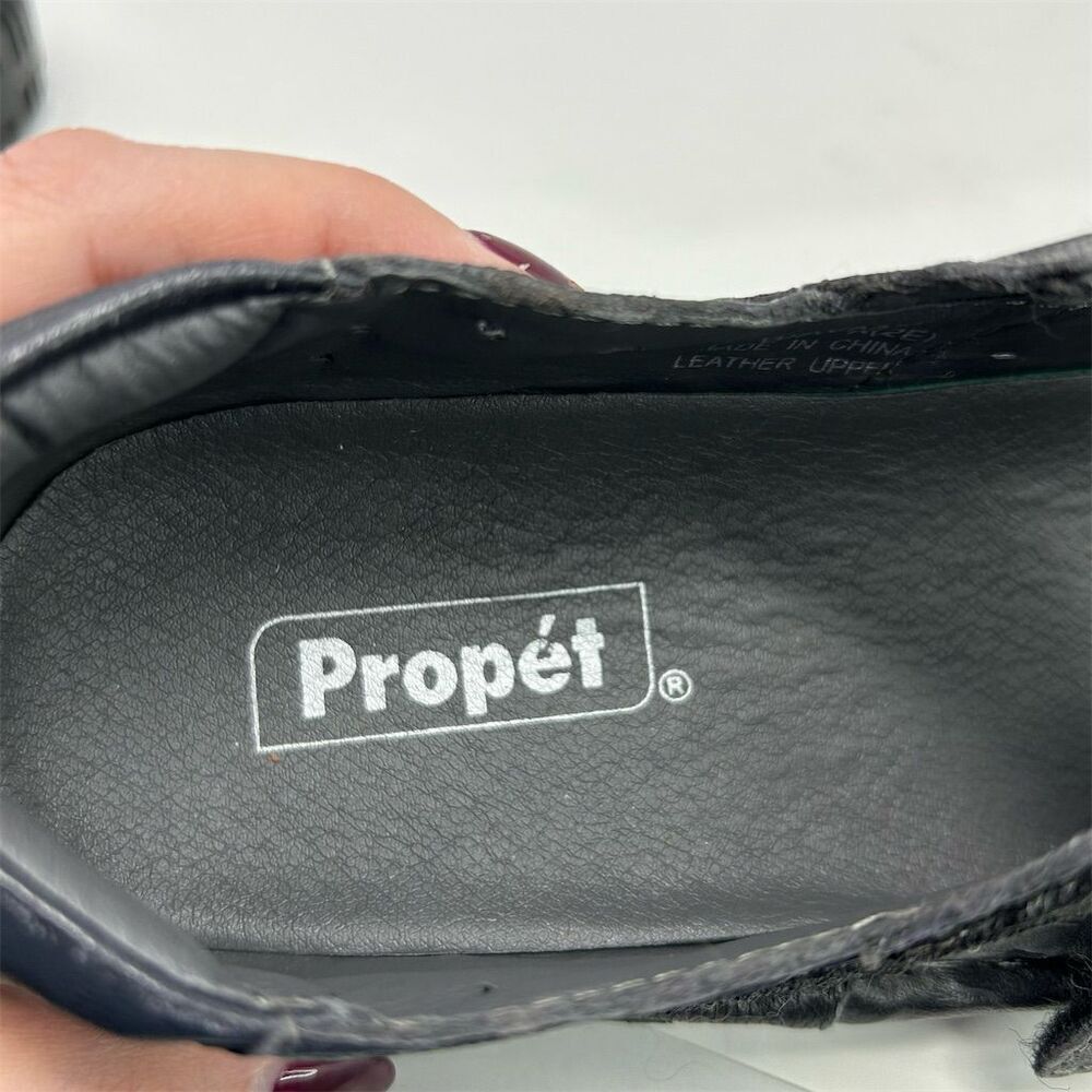 Propet Julene Black Blue Mary Jane Shoes Size 10 X2E (Extra Wide) Casual - Picture 12 of 13
